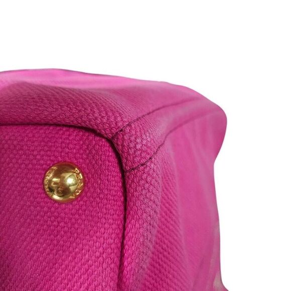 Prada Canapa Large pink tote bag - Picture 6 of 16